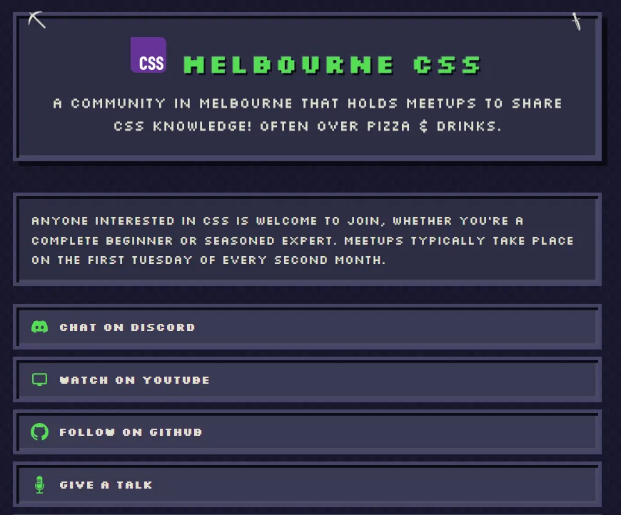MelbCSS Minecraft Theme