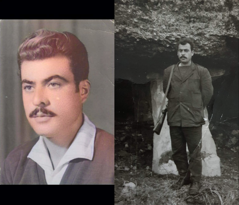 portrait and military photo of my grandfather