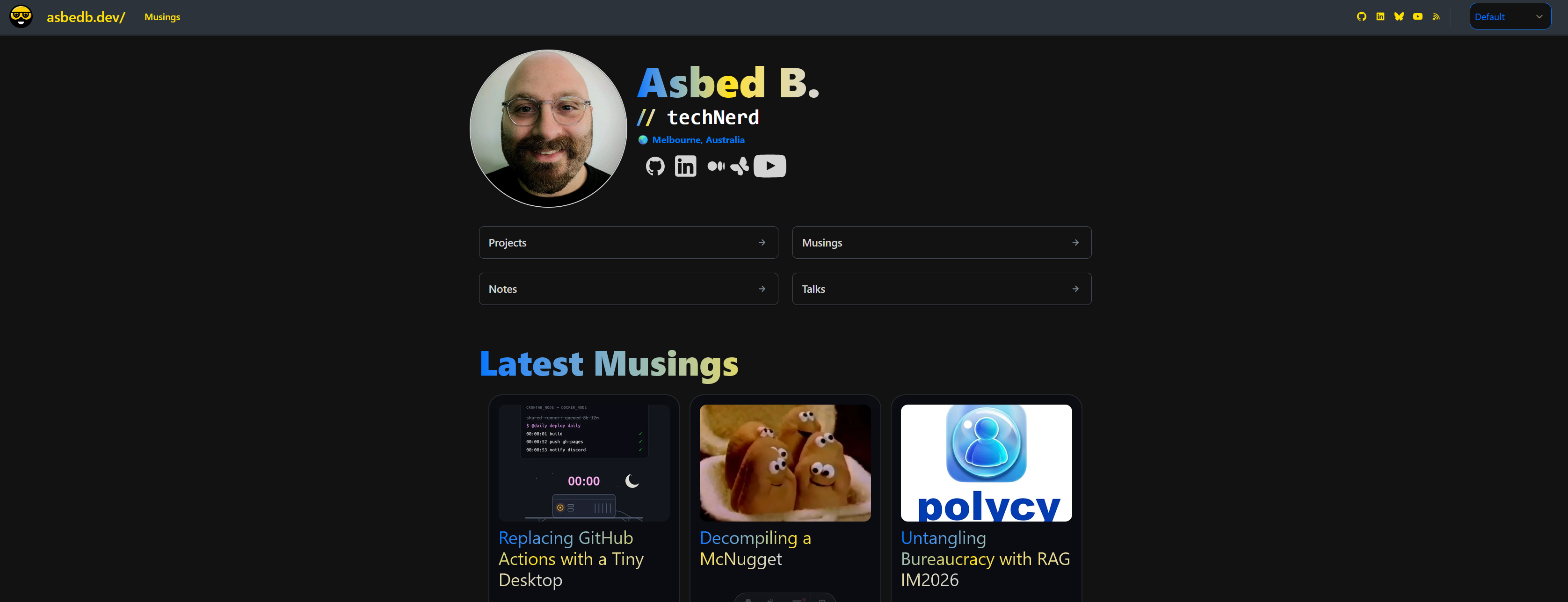 fourth attempt at a portfolio website